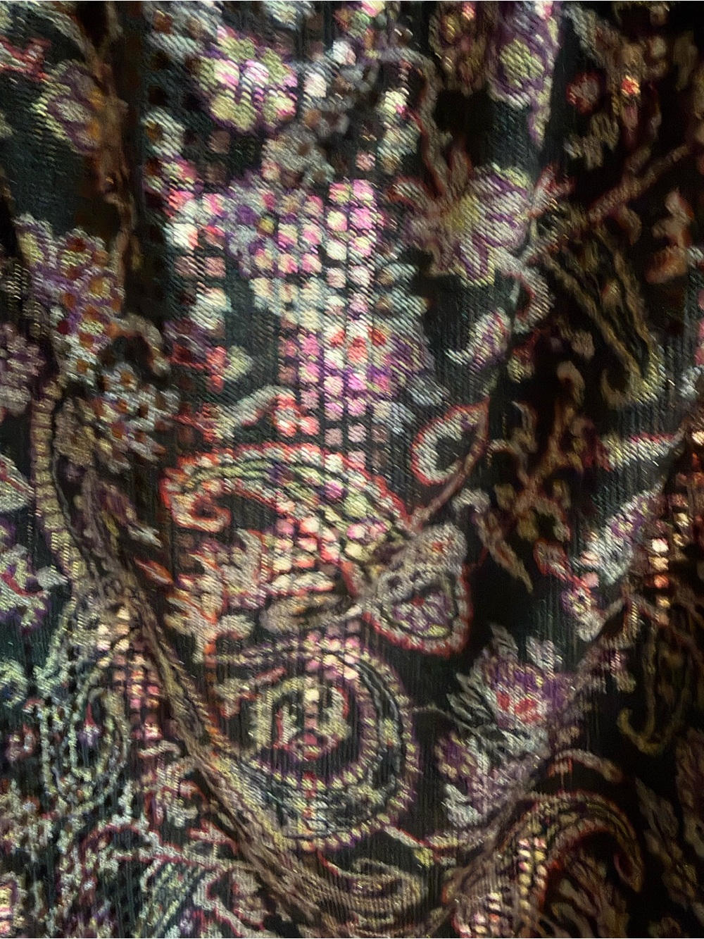 ba&sh Gustave metallic Paisley top - Picture 4 of 5